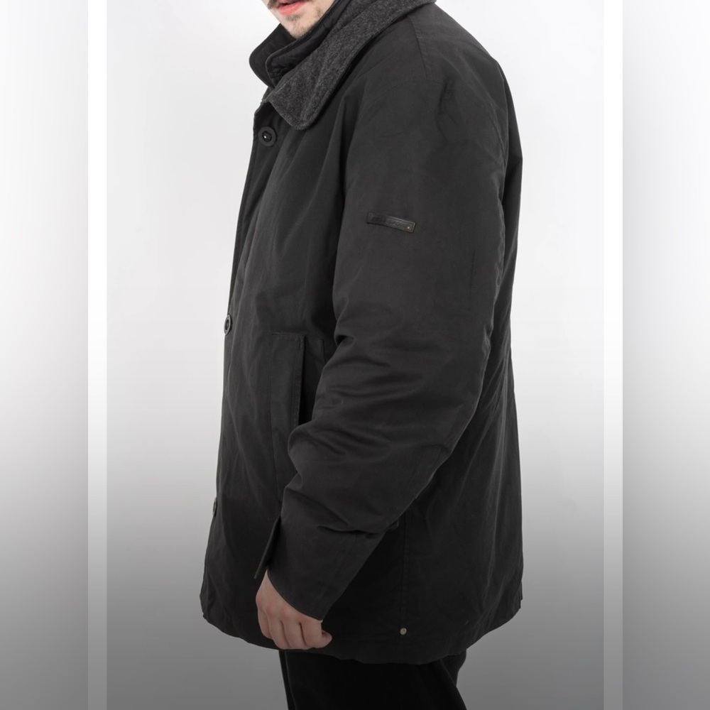 Hugo Boss techno rain waxed cott parka EU 50 US 50